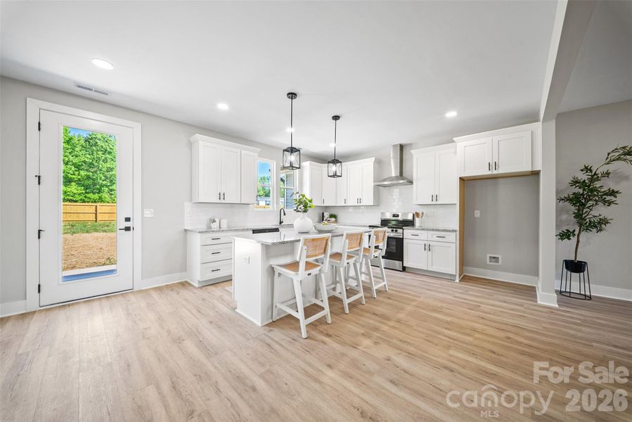Furnished interior view inside a new home in , Concord (Image 13).