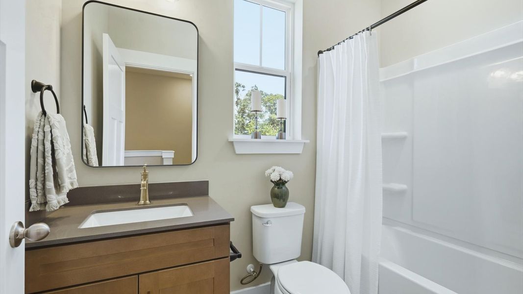 Furnished interior view inside a new home in Traynham Place, Greenville (Image 43).