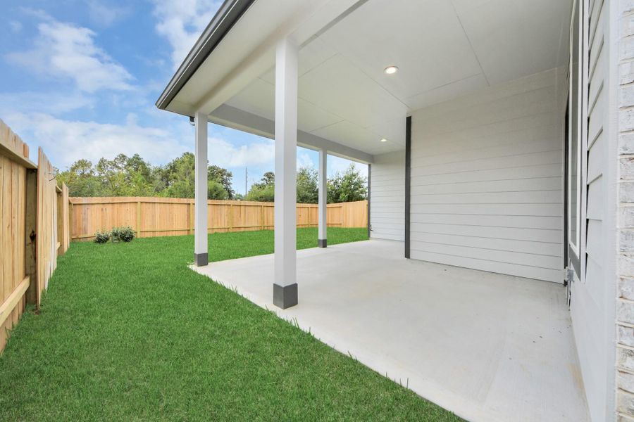 Experience outdoor living at its finest on this expansive covered patio, thoughtfully designed for BBQs and delightful outdoor dining. Experience outdoor living at its finest on this expansive covered patio, thoughtfully designed for BBQs and delightful outdoor dining.