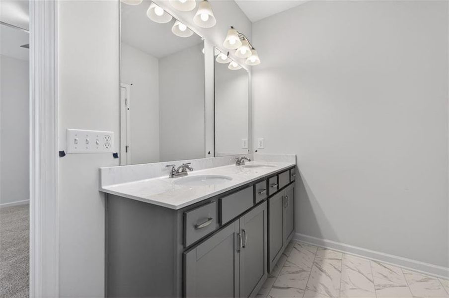 Furnished interior view inside a new home in Summerfield Place, Carrollton (Image 7).
