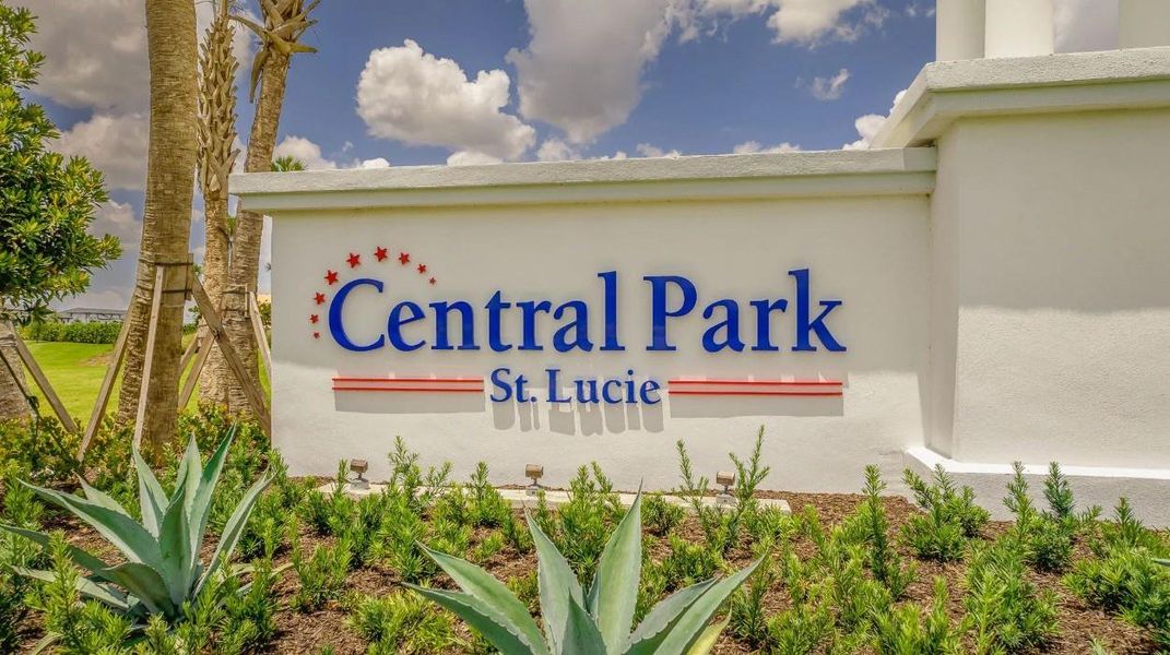 Central Park Community Entrance