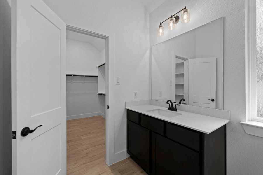 Furnished interior view inside a new home in The Woodlands Hills, Willis (Image 14).