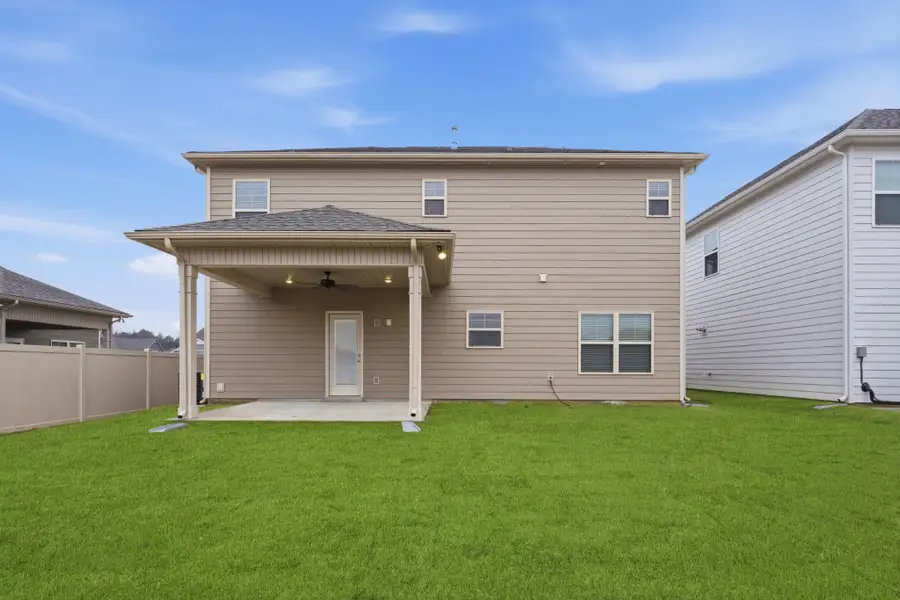 Exterior details and patio area of a home in Salem Landing, Rockvale (Image 3).