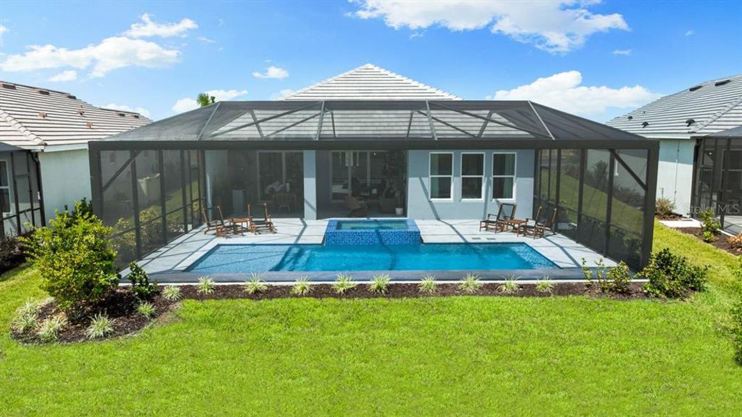 Exterior details and patio area of a home in Esplanade at Coasterra, Palmetto (Image 15).