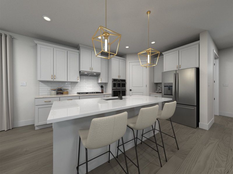 Furnished interior view inside a new home in Benders Cove - Premier Series, Mount Juliet (Image 3).
