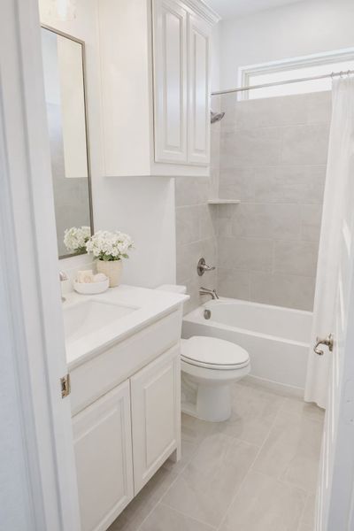 Representative furnished interior of a home built from the Hudson III by Cheldan Homes in Terra Vista Estates, Springtown (Image 15).
