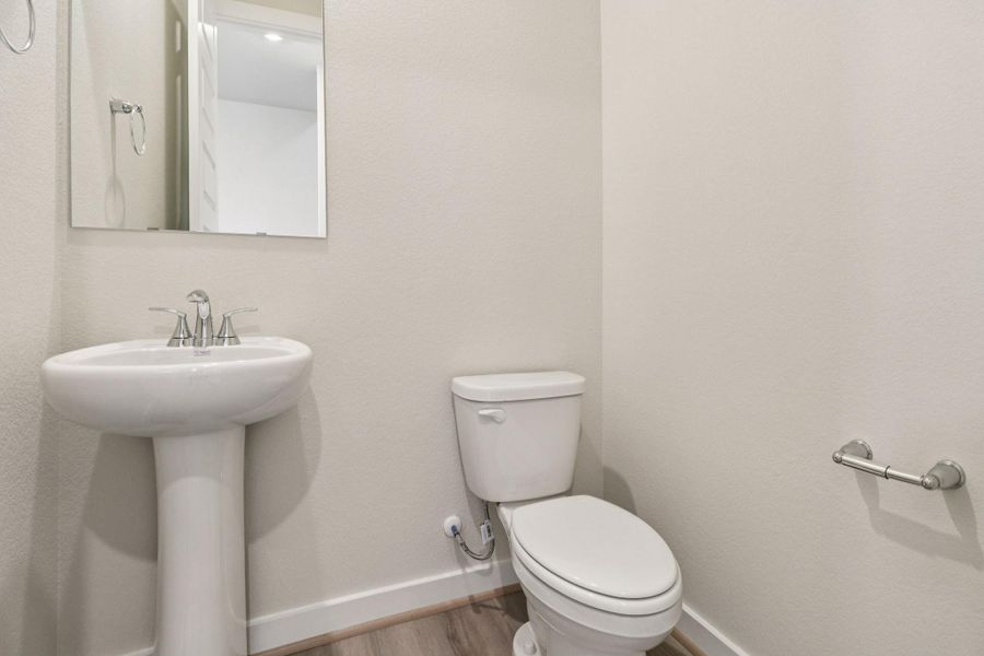 Photo is not of the actual home, but is an inspirational photo of builder’s model home and may depict options, furnishings, and/or decorator features that are not included