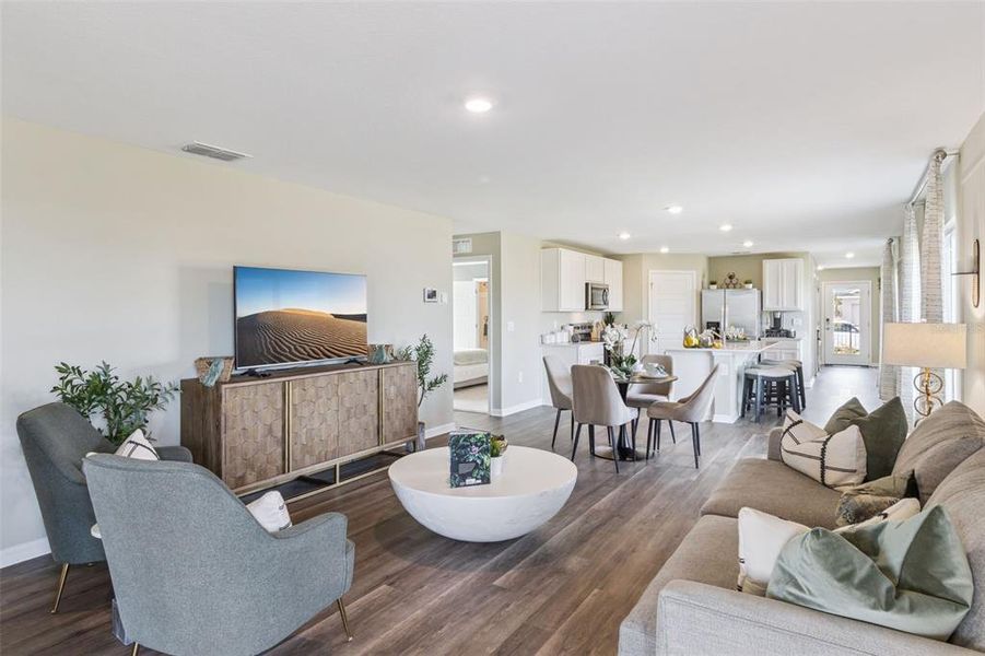 Furnished interior view inside a new home in , Haines City (Image 23).