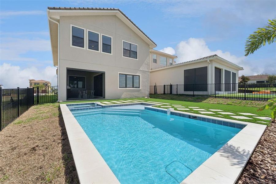 Exterior details and patio area of a home in Bella Collina, Montverde (Image 27).