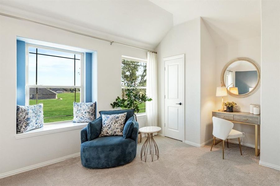 Furnished interior view inside a new home in Abe's Landing, Granbury (Image 25). Furnished interior view inside a new home in Abe's Landing, Granbury (Image 25).