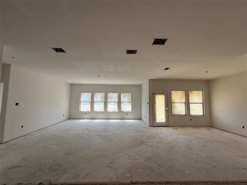 In-progress construction of a new home in Freeman Ranch, Weatherford, TX (Image 4).