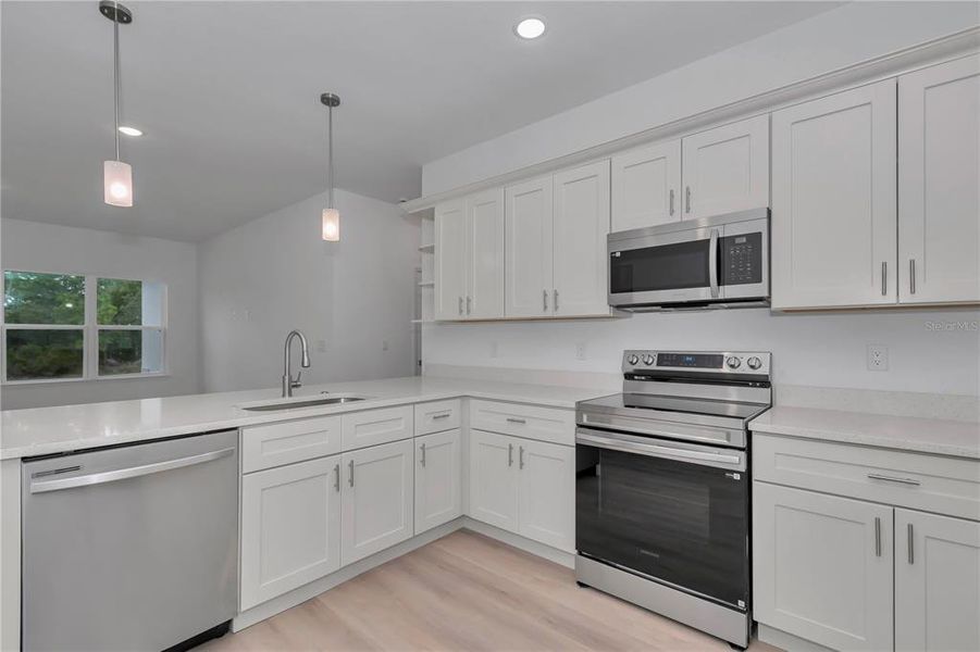 Furnished interior view inside a new home in , Citrus Springs (Image 10).