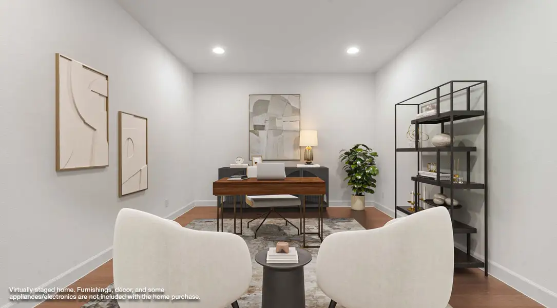 Representative furnished interior of a home built from the 3236W by Perry Homes in Sonoma Verde, Rockwall (Image 7).