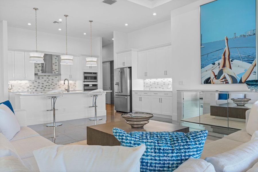 Furnished interior view inside a new home in , Port St. Lucie (Image 2). Furnished interior view inside a new home in , Port St. Lucie (Image 2).