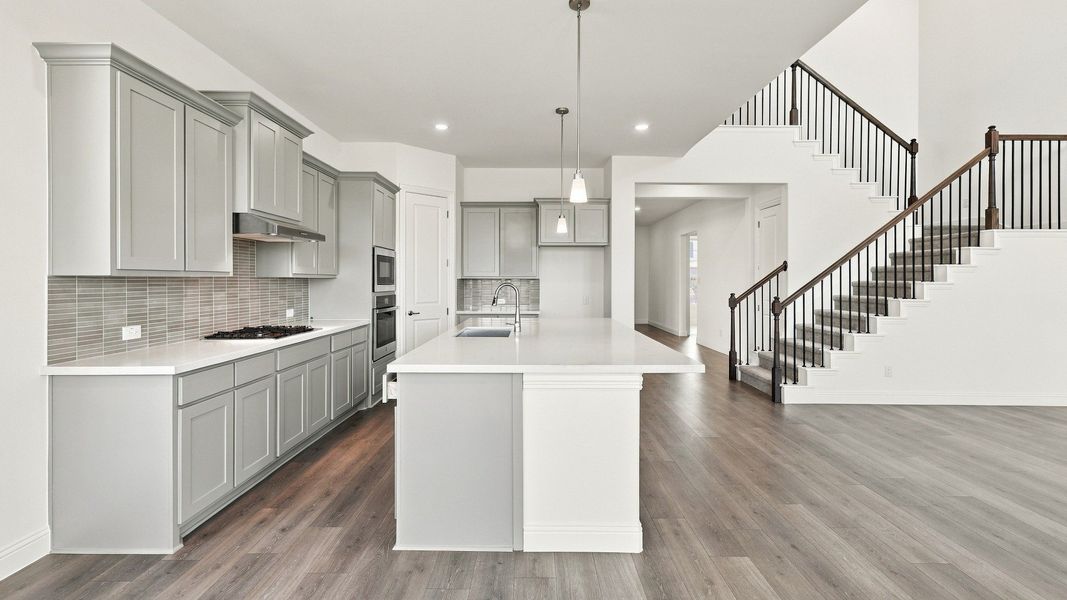 Furnished interior view inside a new home in Green Meadows Classic, Celina (Image 45).