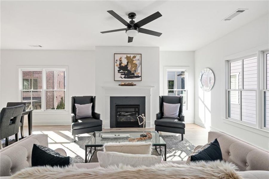 Furnished interior view inside a new home in , Hapeville (Image 7). Furnished interior view inside a new home in , Hapeville (Image 7).