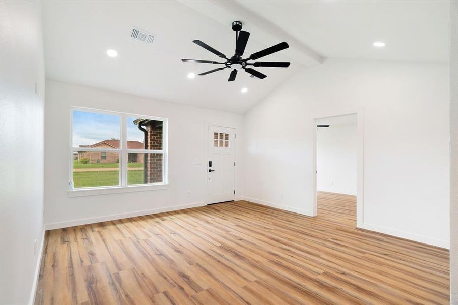 Spacious, unfurnished interior of a new home in , Powderly (Image 8). Spacious, unfurnished interior of a new home in , Powderly (Image 8).