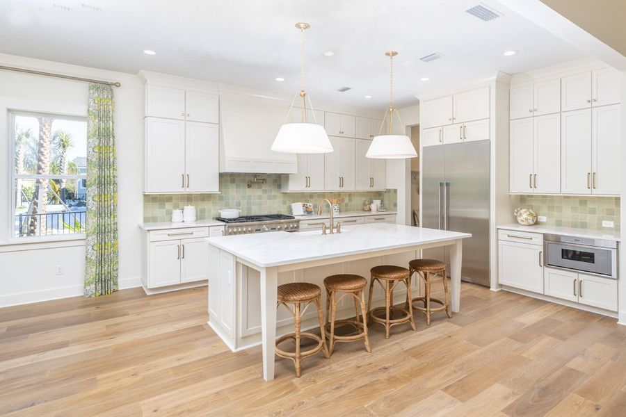 Representative furnished interior of a home built from the Seaside by Riverside Homes in Hidden Creek at SilverLeaf, St. Augustine (Image 16). Representative furnished interior of a home built from the Seaside by Riverside Homes in Hidden Creek at SilverLeaf, St. Augustine (Image 16).