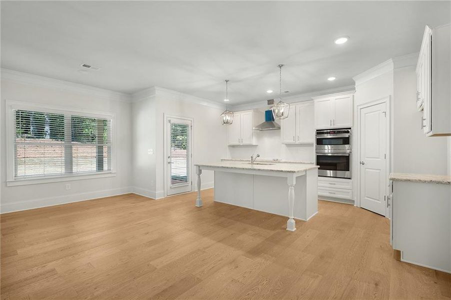 Furnished interior view inside a new home in The Landing at Miller’s Ferry, Adairsville (Image 4). Furnished interior view inside a new home in The Landing at Miller’s Ferry, Adairsville (Image 4).