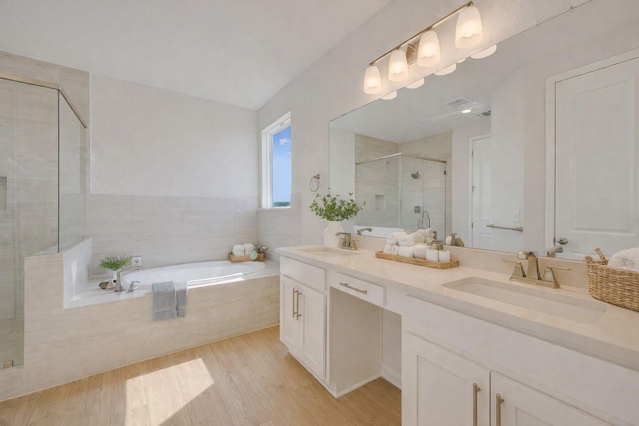 *Virtually Staged Primary Bath*