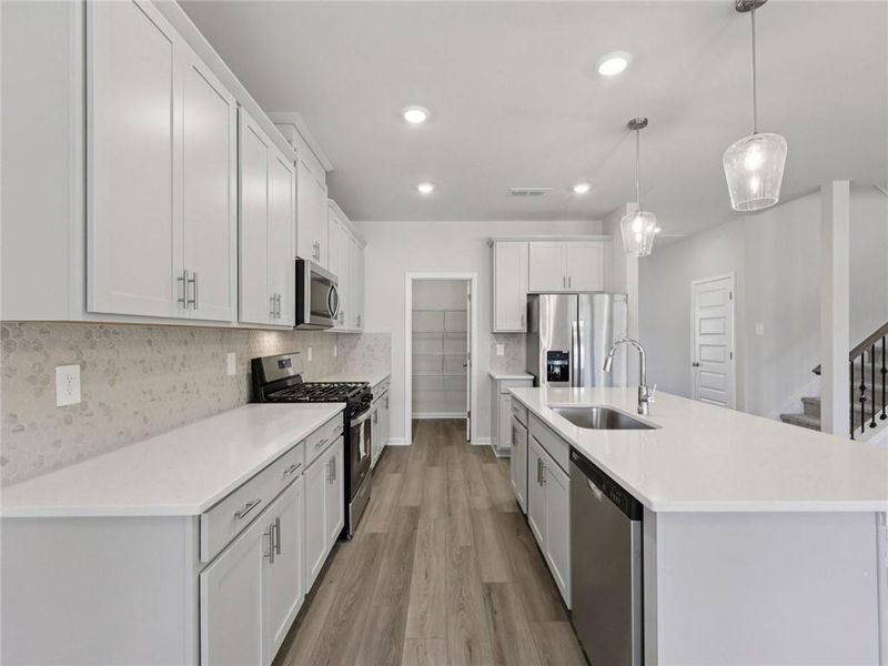 Furnished interior view inside a new home in , Lawrenceville (Image 9).
