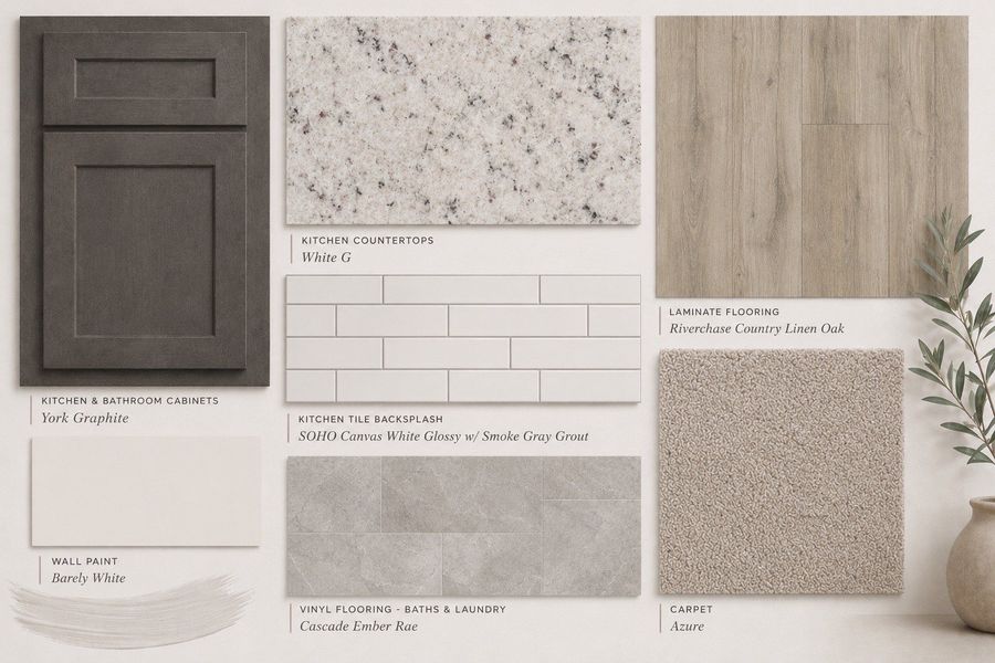 Interior Color Selections for the Home! Granite Kitchen Countertops, Staggered Height Birch Cabinetry and Upgrades Flooring in the High Traffic Areas, Bathrooms and Laundry! Interior Color Selections for the Home! Granite Kitchen Countertops, Staggered Height Birch Cabinetry and Upgrades Flooring in the High Traffic Areas, Bathrooms and Laundry!