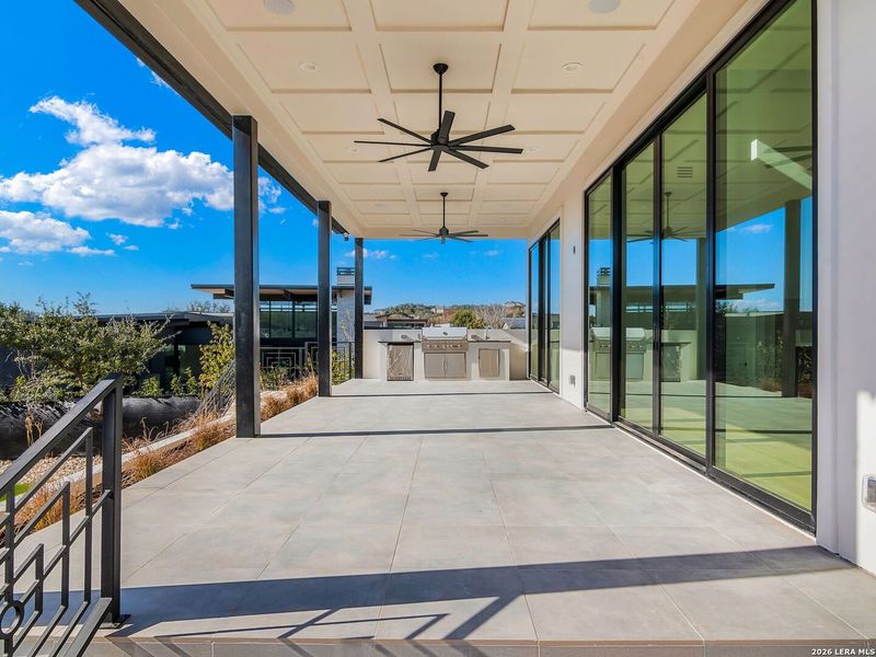 Exterior details and patio area of a home in , San Antonio (Image 31).