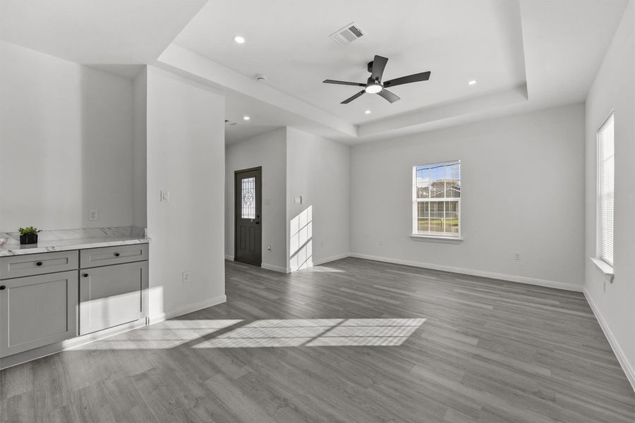 Spacious, unfurnished interior of a new home in , Texas City (Image 16). Spacious, unfurnished interior of a new home in , Texas City (Image 16).