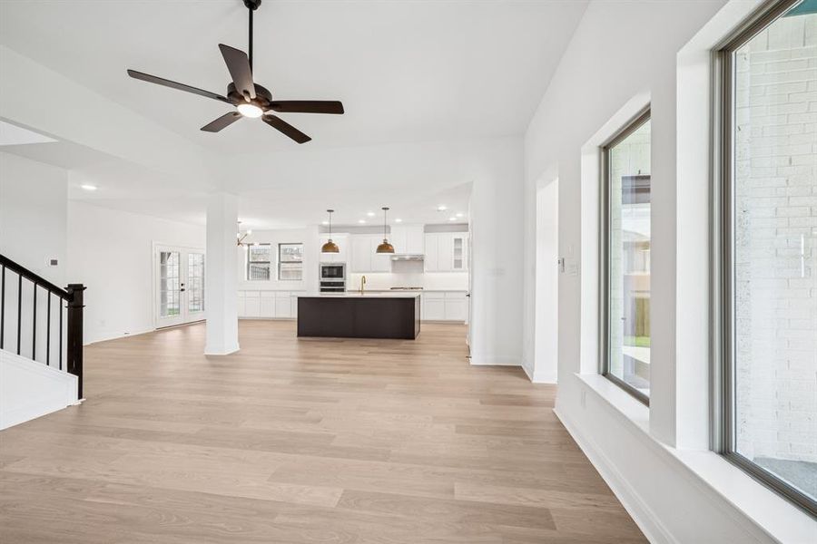 Spacious, unfurnished interior of a new home in Karis - Village Series, Crowley (Image 28). Spacious, unfurnished interior of a new home in Karis - Village Series, Crowley (Image 28).