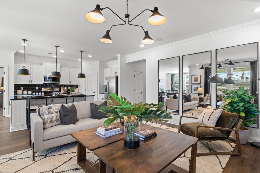 Furnished interior view inside a new home in Terrapin, Leland (Image 18).
