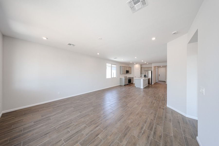 A large empty room.