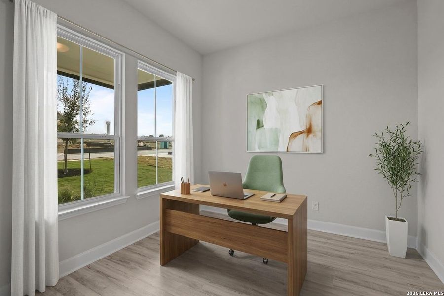 Furnished interior view inside a new home in Homestead, Schertz (Image 20).