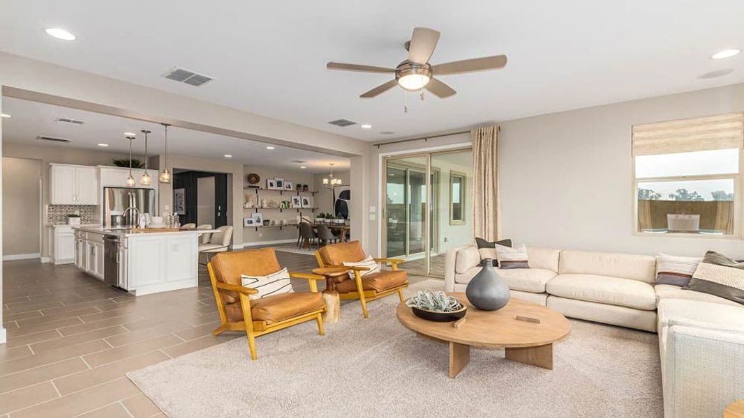 Representative furnished interior of a home built from the Redwood by Taylor Morrison in Paradisi, Surprise (Image 8).