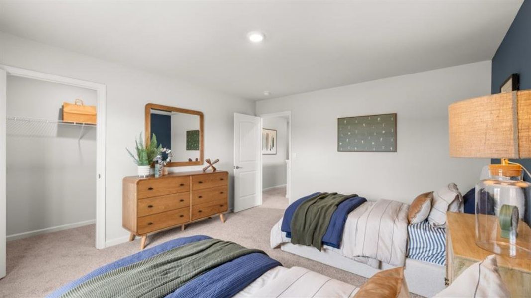 Furnished interior view inside a new home in Fairway 17 at Mirror Lake, Villa Rica (Image 22).