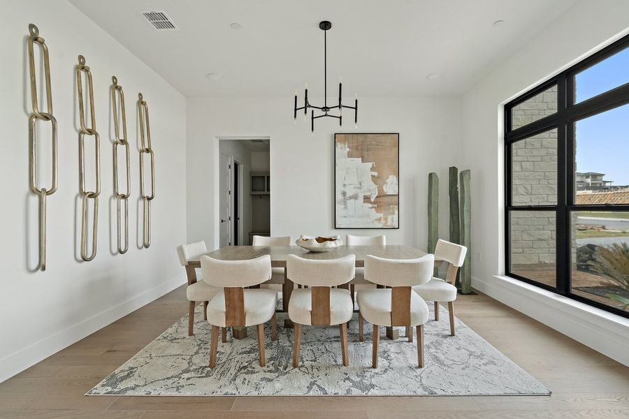 Furnished interior view inside a new home in Milky Way at River Place, Austin (Image 22).