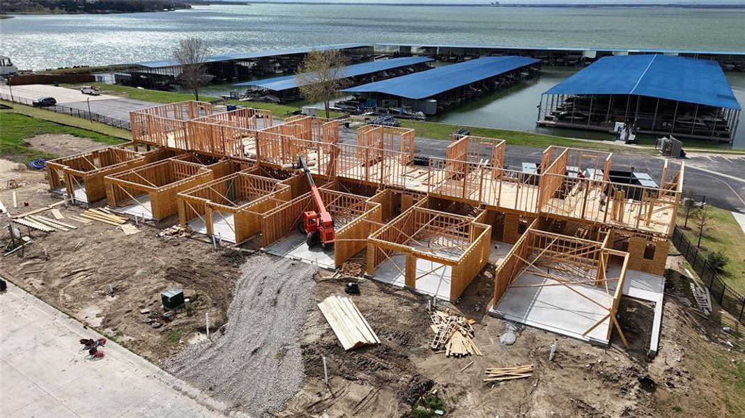 Subject property is the address on the far left of this cluster of 6 properties.