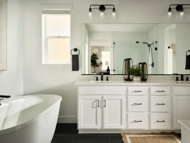 Furnished interior view inside a new home in Uplands, Westminster (Image 8).