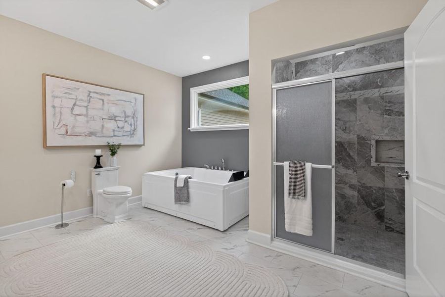 Furnished interior view inside a new home in , Oxford (Image 13).