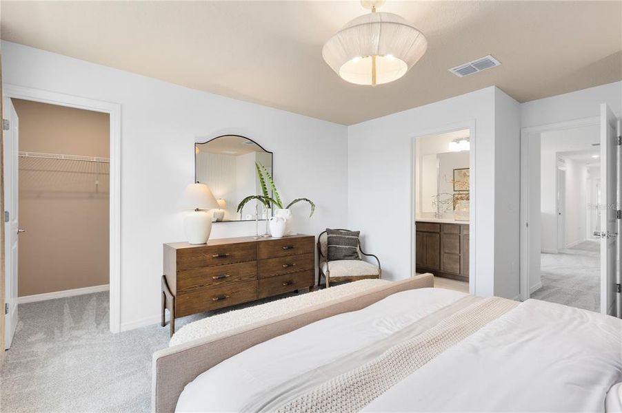 Furnished interior view inside a new home in EverBe, Orlando (Image 19).