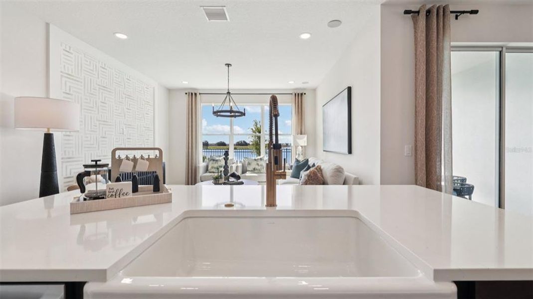 Furnished interior view inside a new home in Isla Mirada, San Antonio (Image 18).