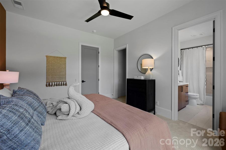 Furnished interior view inside a new home in , Charlotte (Image 11). Furnished interior view inside a new home in , Charlotte (Image 11).