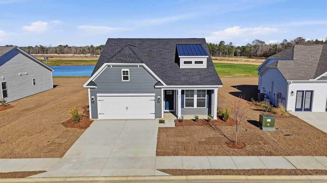 Representative exterior photo of a completed home built from the Habersham II by Great Southern Homes in Edgefield, Loris, SC (Image 31).