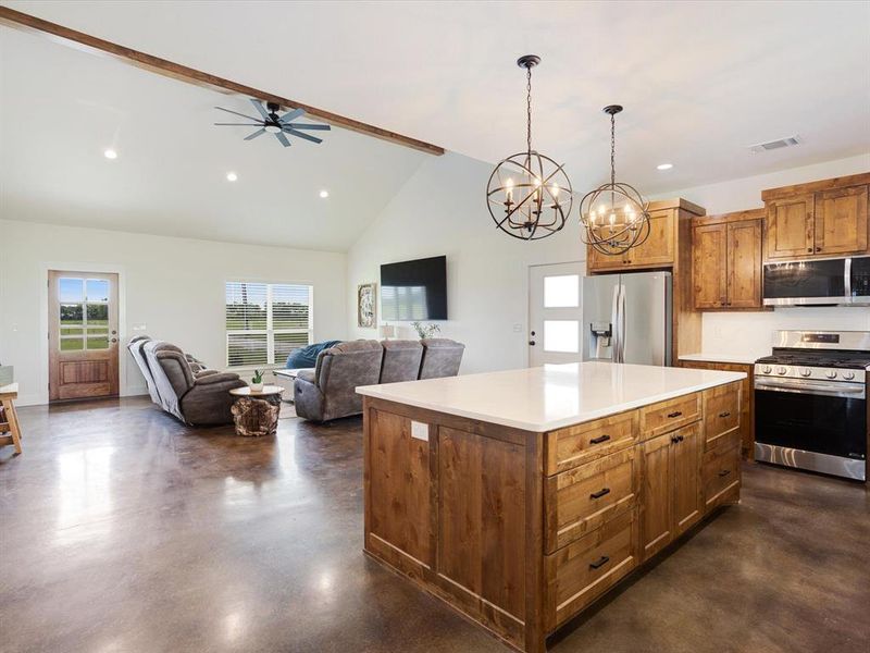 Furnished interior view inside a new home in , Bells (Image 11).