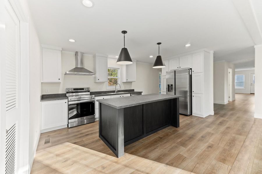 Furnished interior view inside a new home in , Pineville (Image 5).