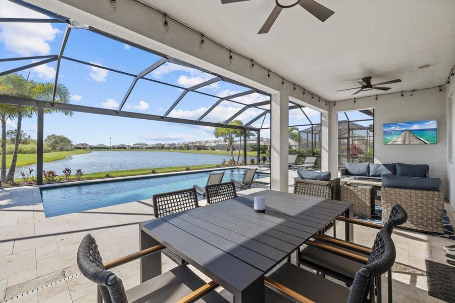 Exterior details and patio area of a home in , Lakewood Ranch (Image 29).