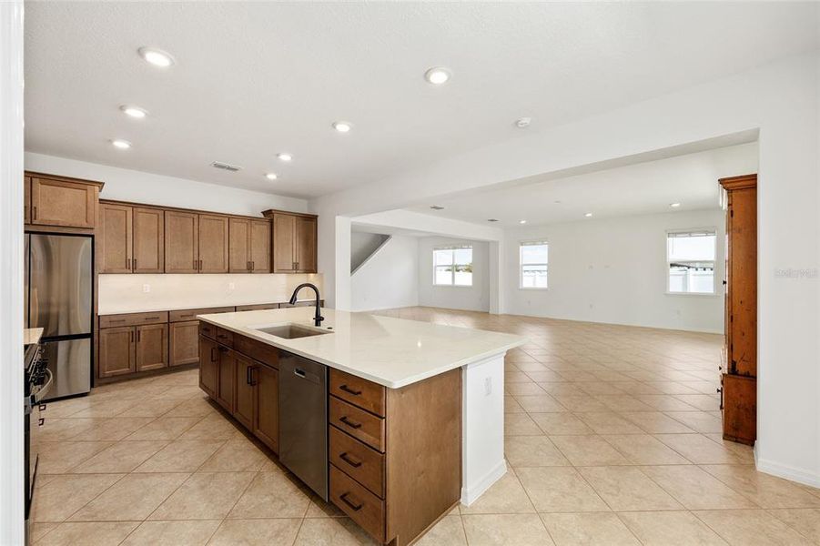 Furnished interior view inside a new home in Calesa Township, Ocala (Image 5). Furnished interior view inside a new home in Calesa Township, Ocala (Image 5).
