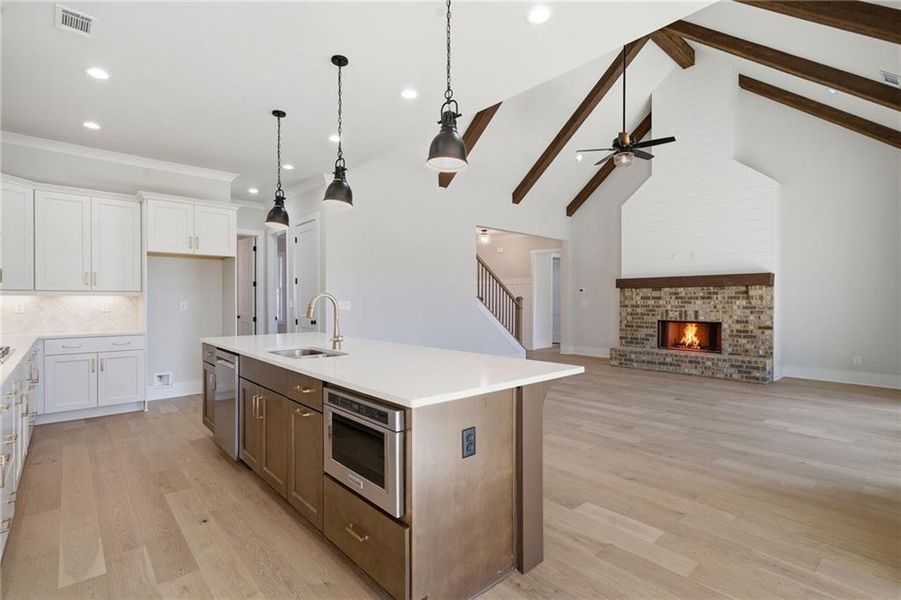 Furnished interior view inside a new home in , Canton (Image 5).