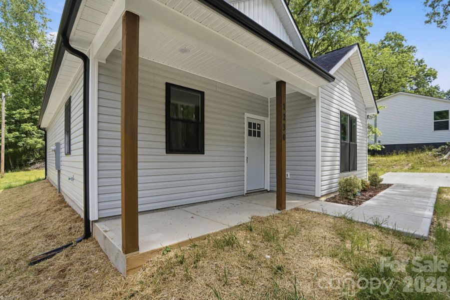 Exterior details and patio area of a home in , Statesville (Image 3).
