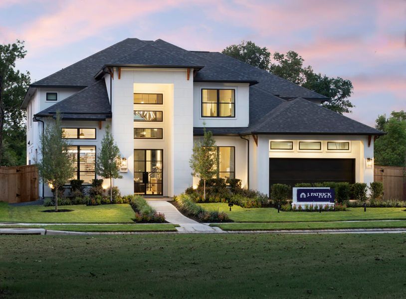 Representative exterior photo of a completed home built from the Milan 4597 by J. Patrick Homes in Colton, Montgomery, TX (Image 2). Representative exterior photo of a completed home built from the Milan 4597 by J. Patrick Homes in Colton, Montgomery, TX (Image 2).