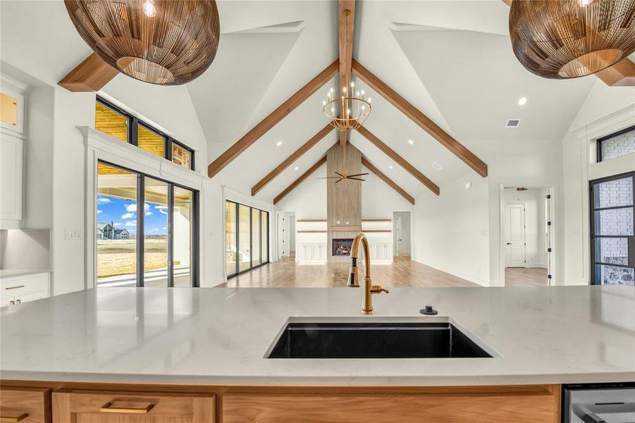 Furnished interior view inside a new home in , Aledo (Image 9).